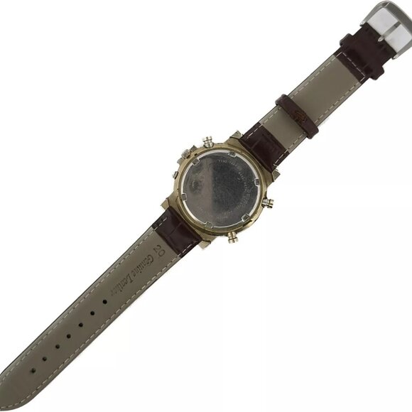 Vintage Seiko Men's Quartz Chronograph Wristwatch 7T32-7A8A w Salmon Sub Dials - Picture 7 of 11